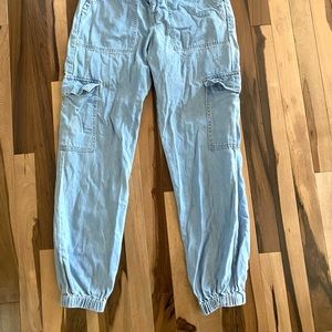 Paper bag jeans with 6 pockets
